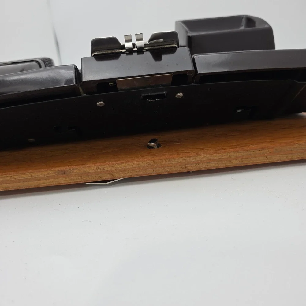 Kalart Editor Viewer Eight 8mm Film Movie Editor Brown Bakelite Wood Vintage Box